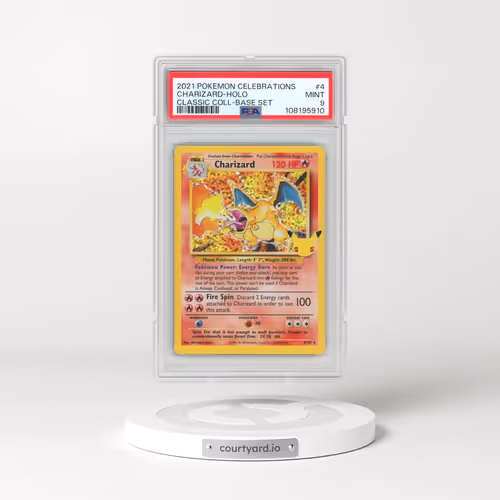2021 Pokémon Celebrations Classic Collection #4 Charizard - Holo (PSA 9 MINT)