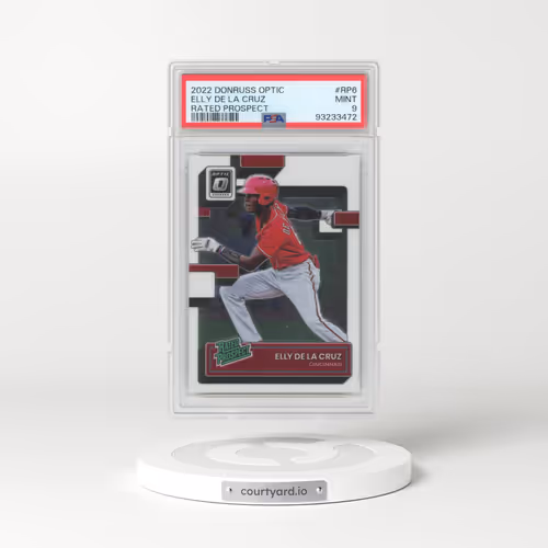 2022 Panini Donruss Optic Rated Prospect #RP6 Elly de La Cruz (PSA 9 MINT)
