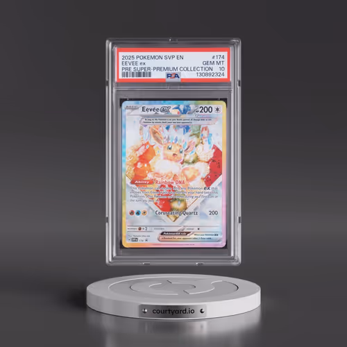 2025 Pokémon Svp EN-SV Black Star Promo #174 Eevee EX - Holo Prismatic Evolutions Super-Premium Coll