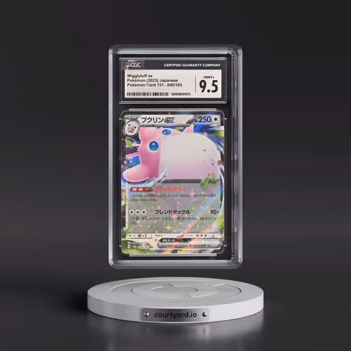 2023 Pokémon Card 151 #040/165 Wigglytuff ex - Holo (CGC 9.5 MINT+)