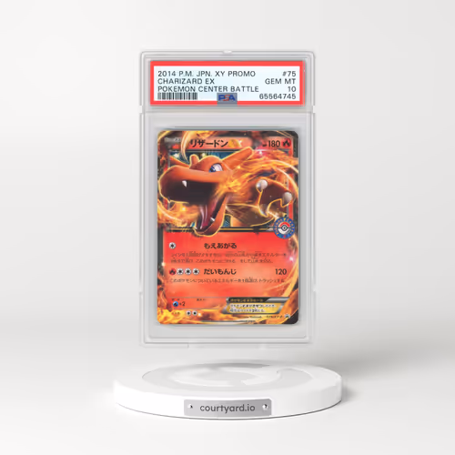 2014 Pokémon XY Promo #75 Charizard EX - Holo Pokemon Center Battle (PSA 10 GEM MINT)