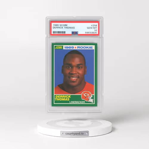 1989 Score #258 Derrick Thomas (PSA 10 GEM MINT)