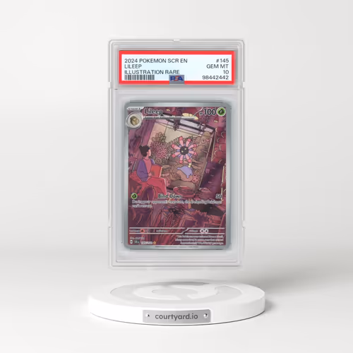 2024 Pokémon Scr EN-Stellar Crown #145 Lileep - Illustration Rare (PSA 10 GEM MINT)