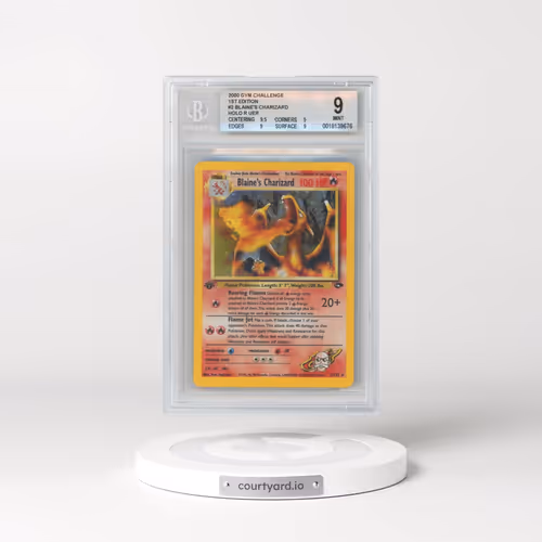 2000 Gym Challenge #2 Blaine's Charizard - 1st Edition Holo (BGS 9 MINT)