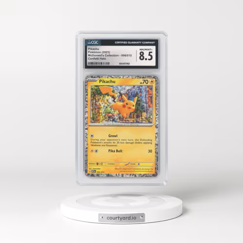 2023 Pokémon M23 EN-Mcdonald's Collection #006 Pikachu (CGC 8.5 NM-MT+)