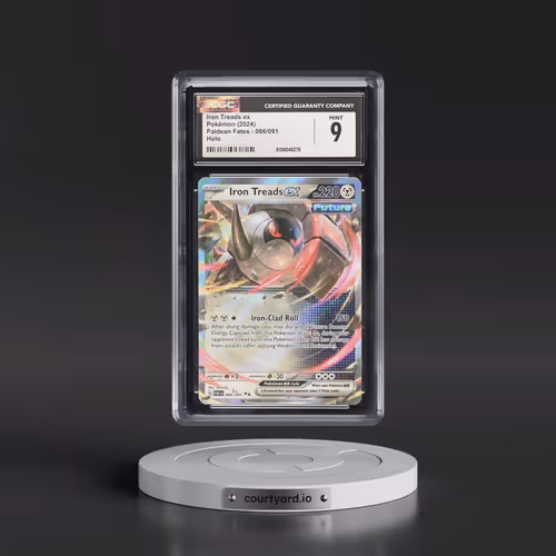 2024 Pokémon Paf EN-Paldean Fates #066 Iron Treads EX - Holo (CGC 9 MINT)