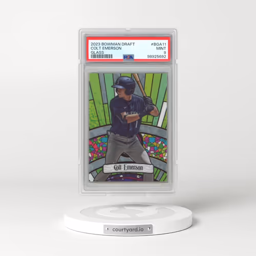 2023 Bowman Draft Bowman Glass #BGA11 Colt Emerson (PSA 9 MINT)