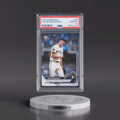 2025 Topps Now #402 Jacob Misiorowski (PSA 10 GEM MINT)