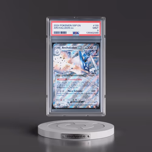 2024 Pokémon Ssp EN-Surging Sparks #130 Archaludon EX - Holo (PSA 9 MINT)