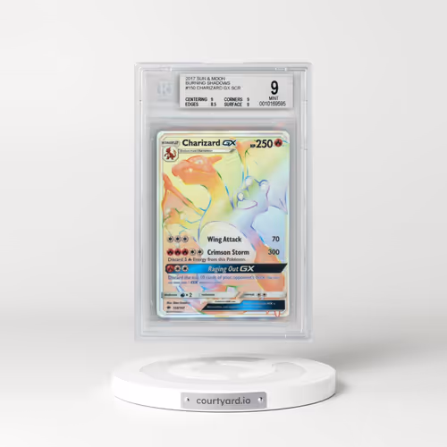 2017 Burning Shadows #150 Charizard GX - Holo Secret (BGS 9 MINT)