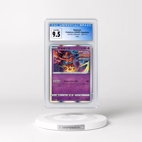 2022 VSTAR Universe #060/172 Deoxys - Holo (CGC 10 GEM MINT)