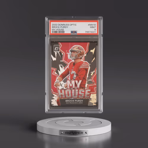 2022 Panini Donruss Optic My House #MH10 Brock Purdy (PSA 9 MINT)
