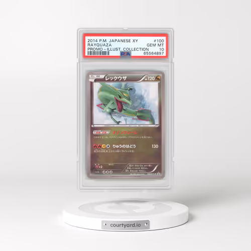 2014 Pokémon XY Promo #100 Rayquaza - Illust. Collection (PSA 10 GEM MINT)