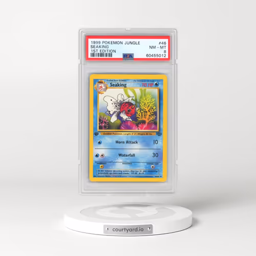 1999 Pokémon Jungle #46 Seaking - 1st Edition (PSA 8 NM-MT)