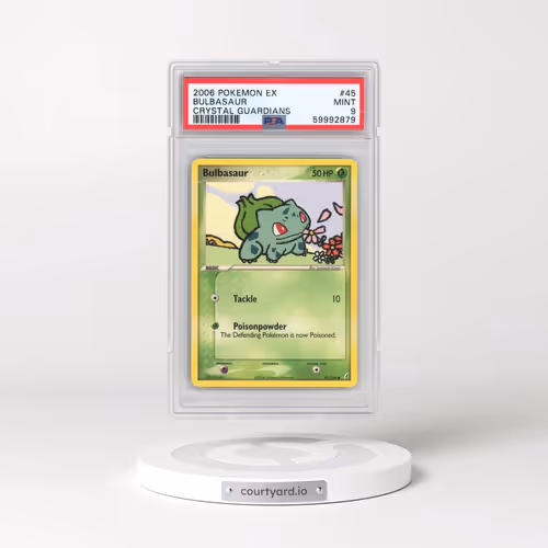 2006 Pokémon EX Crystal Guardians #45 Bulbasaur (PSA 9 MINT)