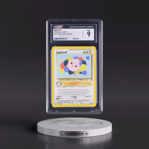 2001 Neo Discovery #40/75 Igglybuff (CGC 9 MINT)