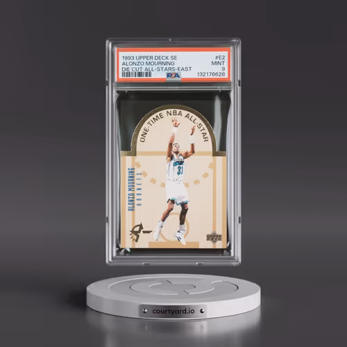 1993 Upper Deck Se Die Cut All-Stars #E2 Alonzo Mourning - East (PSA 9 MINT)