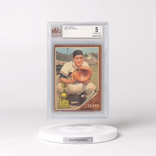 1962 Topps #218 Joe Torre (BVG 5 EX)