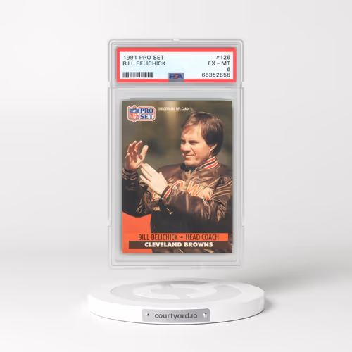1991 Pro Set #126 Bill Belichick (PSA 6 EX-MT)