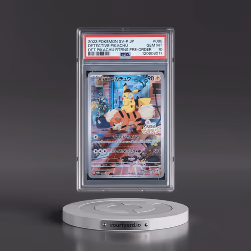2023 Pokémon SV-P Promo #098 Detective Pikachu - Detective Pikachu Returns Pre-Order (PSA 10 GEM MIN