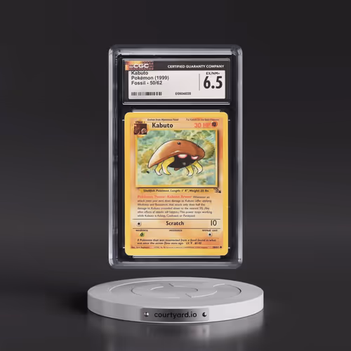 1999 Fossil #50/62 Kabuto (CGC 6.5 EX-NM+)
