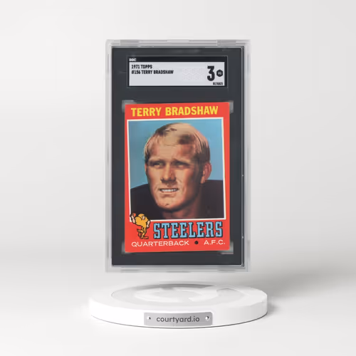 1971 Topps #156 Terry Bradshaw (SGC 3 VG)