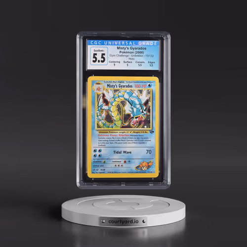 2000 Gym Challenge #13/132 Misty's Gyarados - Holo (CGC 5.5 EX+)