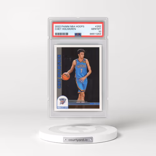 2022 Panini NBA Hoops #282 Chet Holmgren (PSA 10 GEM MINT)