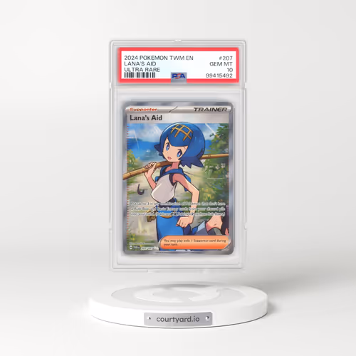 2024 Pokémon Twm EN-Twilight Masquerade #207 Lana's Aid - Ultra Rare (PSA 10 GEM MINT)