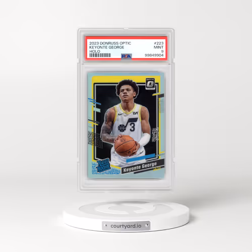 2023 Panini Donruss Optic #223 Keyonte George - Holo (PSA 9 MINT)