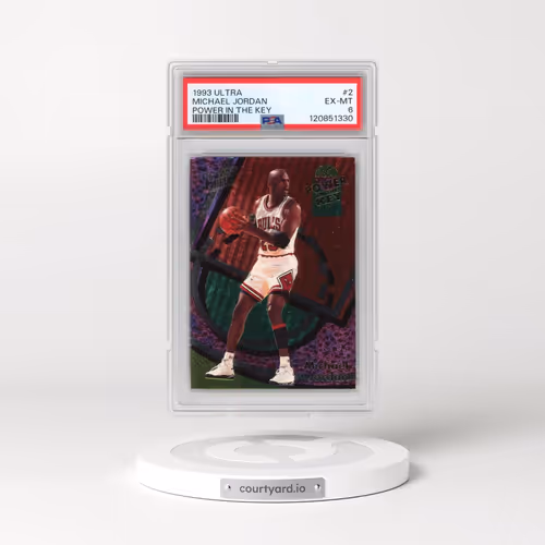1993 Ultra Power in the Key #2 Michael Jordan (PSA 6 EX-MT)