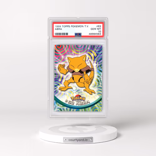 1999 Topps Pokémon TV #63 Abra (PSA 10 GEM MINT)
