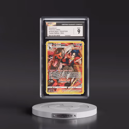 2022 Brilliant Stars #TG10/TG30 Houndoom - Trainer Gallery Holo (CGC 9 MINT)