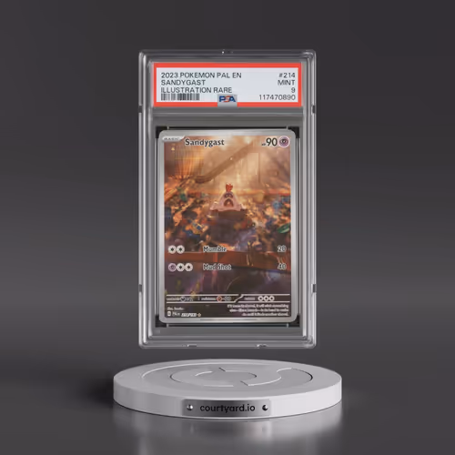 2023 Pokémon Pal EN-Paldea Evolved #214 Sandygast - Illustration Rare (PSA 9 MINT)