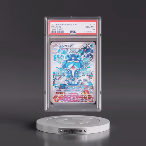 2023 Pokémon SV3-Ruler of the Black Flame #111 Palafin - Art Rare (PSA 10 GEM MINT)