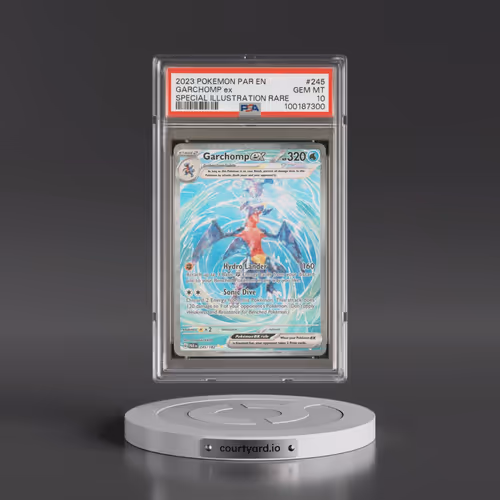 2023 Pokémon Par EN-Paradox Rift #245 Garchomp EX - Holo Special Illustration Rare (PSA 10 GEM MINT)
