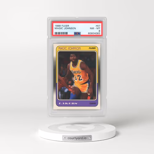 1988 Fleer #67 Magic Johnson (PSA 8 NM-MT)