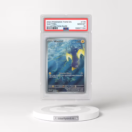 2024 Pokémon Twm EN-Twilight Masquerade #178 Wattrel - Illustration Rare (PSA 10 GEM MINT)