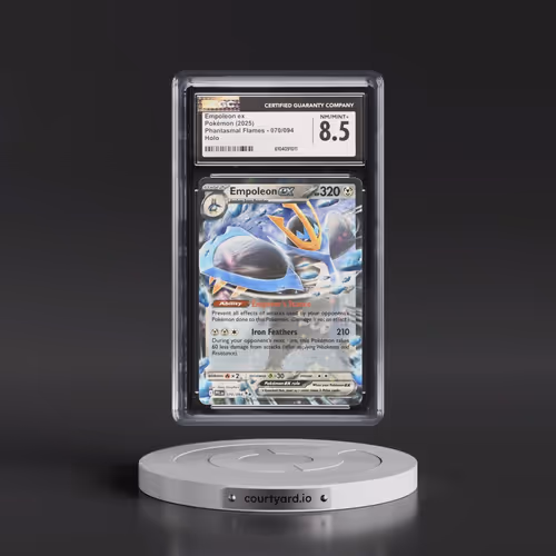2025 Phantasmal Flames - PFL EN #070/094 Empoleon ex - Holo (CGC 8.5 NM-MT+)