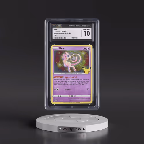 2021 Celebrations #011/025 Mew - Holo (CGC 10 GEM MINT)