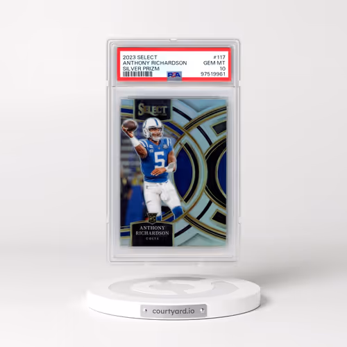 2023 Panini Select #117 Anthony Richardson - Silver Prizm (PSA 10 GEM MINT)