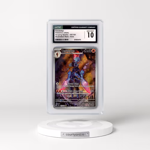 2024 Surging Sparks - SSP EN #197/191 Ceruledge - Illustration Rare Holo (CGC 10 GEM MINT)