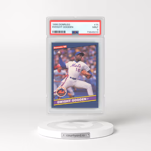 1986 Donruss #75 Dwight Gooden (PSA 9 MINT)