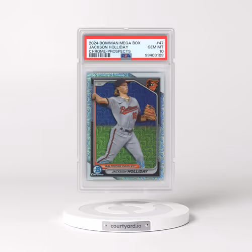 2024 Bowman Mega Box Chrome Prospects #47 Jackson Holliday (PSA 10 GEM MINT)