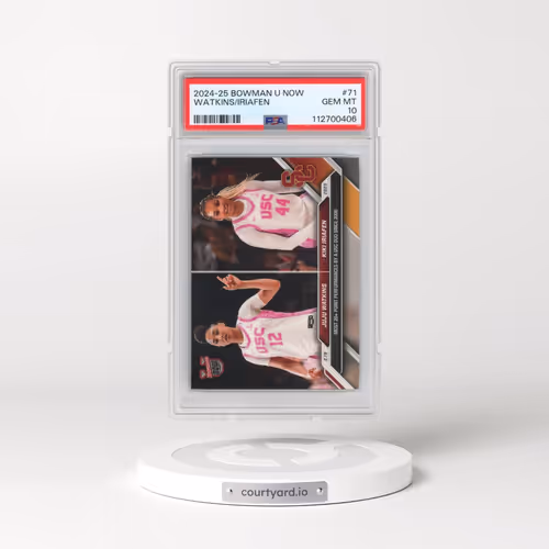 2024-25 Bowman U Now #71 Juju Watkins/Kiki Iriafen (PSA 10 GEM MINT)