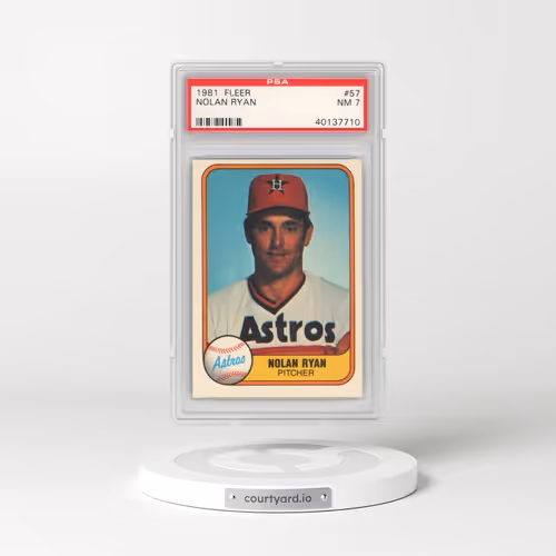 1981 Fleer #57 Nolan Ryan (PSA 7 NM)