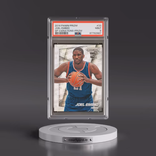 2014 Panini Prizm SP Variations #33 Joel Embiid - Prizm (PSA 9 MINT)