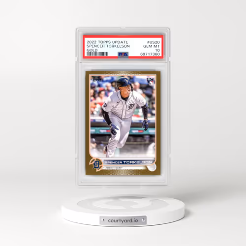 2022 Topps Update #US20 Spencer Torkelson - Gold (PSA 10 GEM MINT)