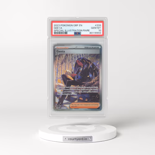2023 Pokémon Obf EN-Obsidian Flames #226 Geeta - Special Illustration Rare (PSA 10 GEM MINT)