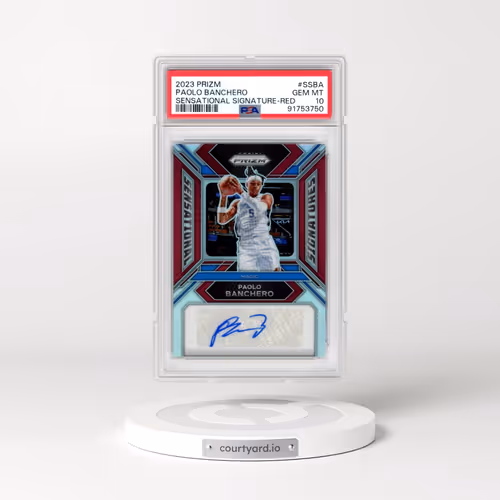 2023 Panini Prizm Sensational Signatures #SSBA Paolo Banchero - Red (PSA 10 GEM MINT)